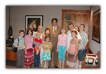 Governor Richardson with 2005 group
